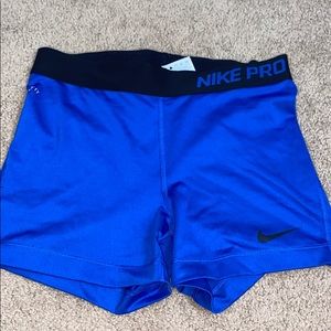 Nike Pro Royal Blue Spandex